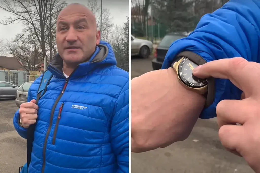 Marcin Najman i jego ekstra zegarek